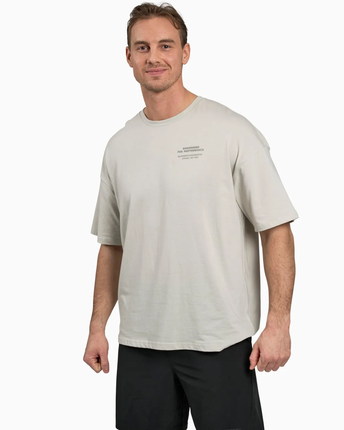 Box Tee Engineered, Warm Grey
