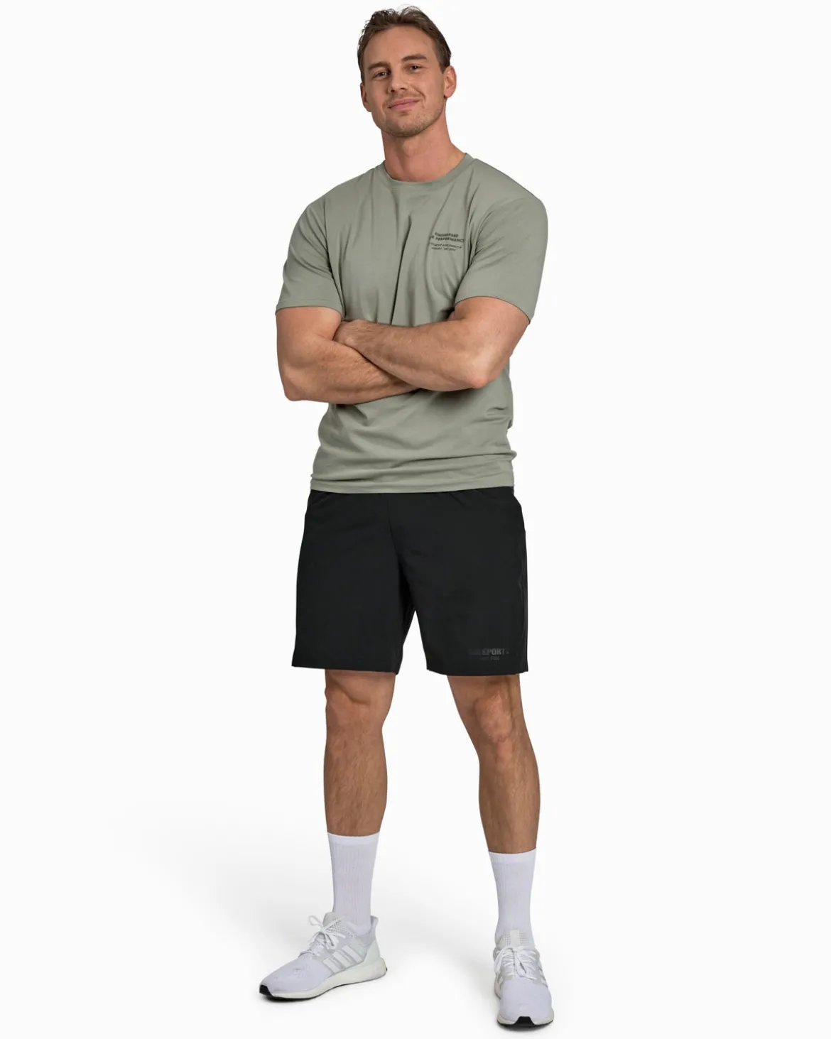 Classic T-shirt Engineered, Soft Green