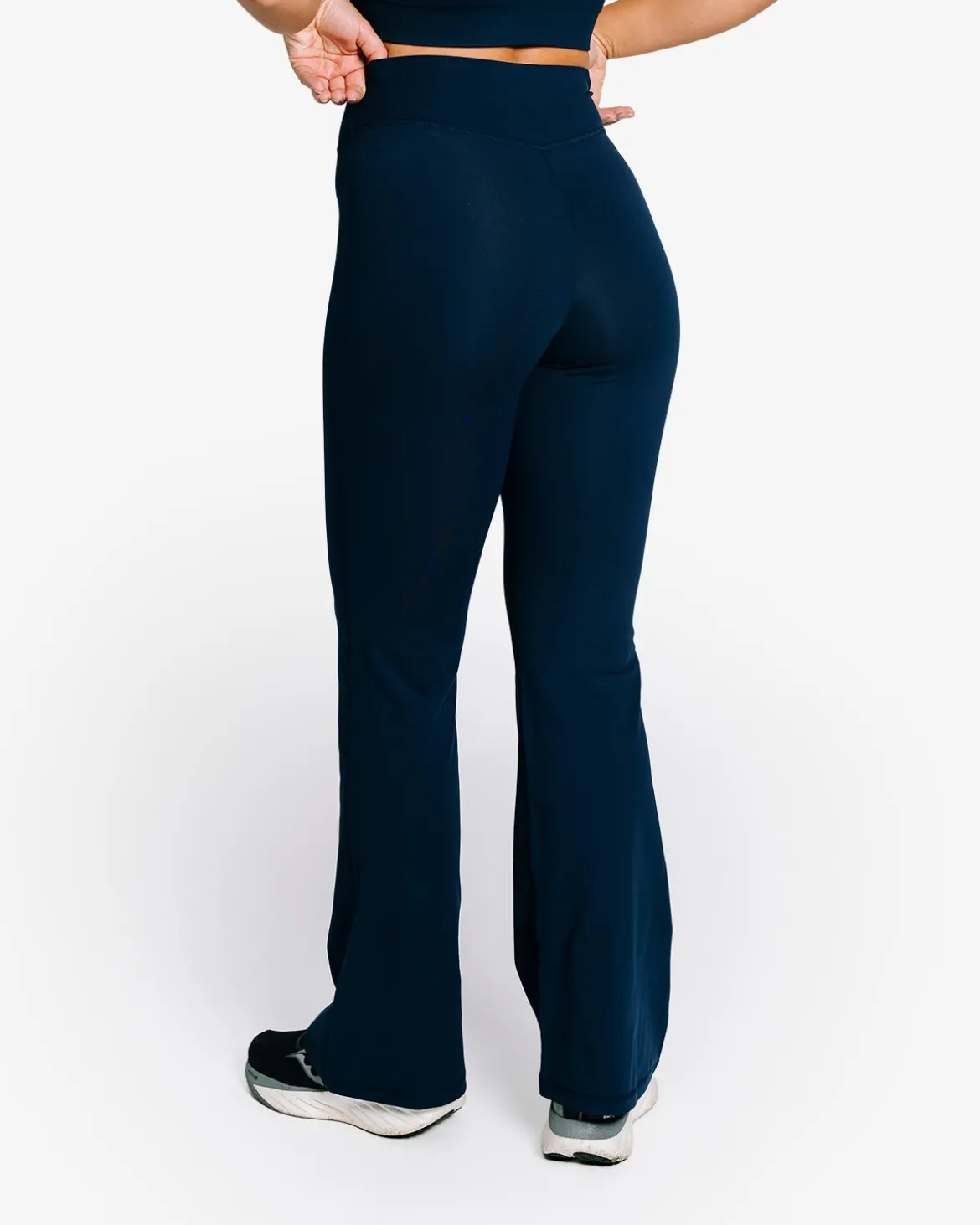 Flared Pants Christie, Iron Blue