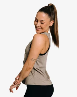 Function Tank Wmn, Taupe