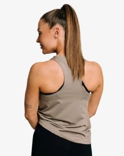 Function Tank Wmn, Taupe