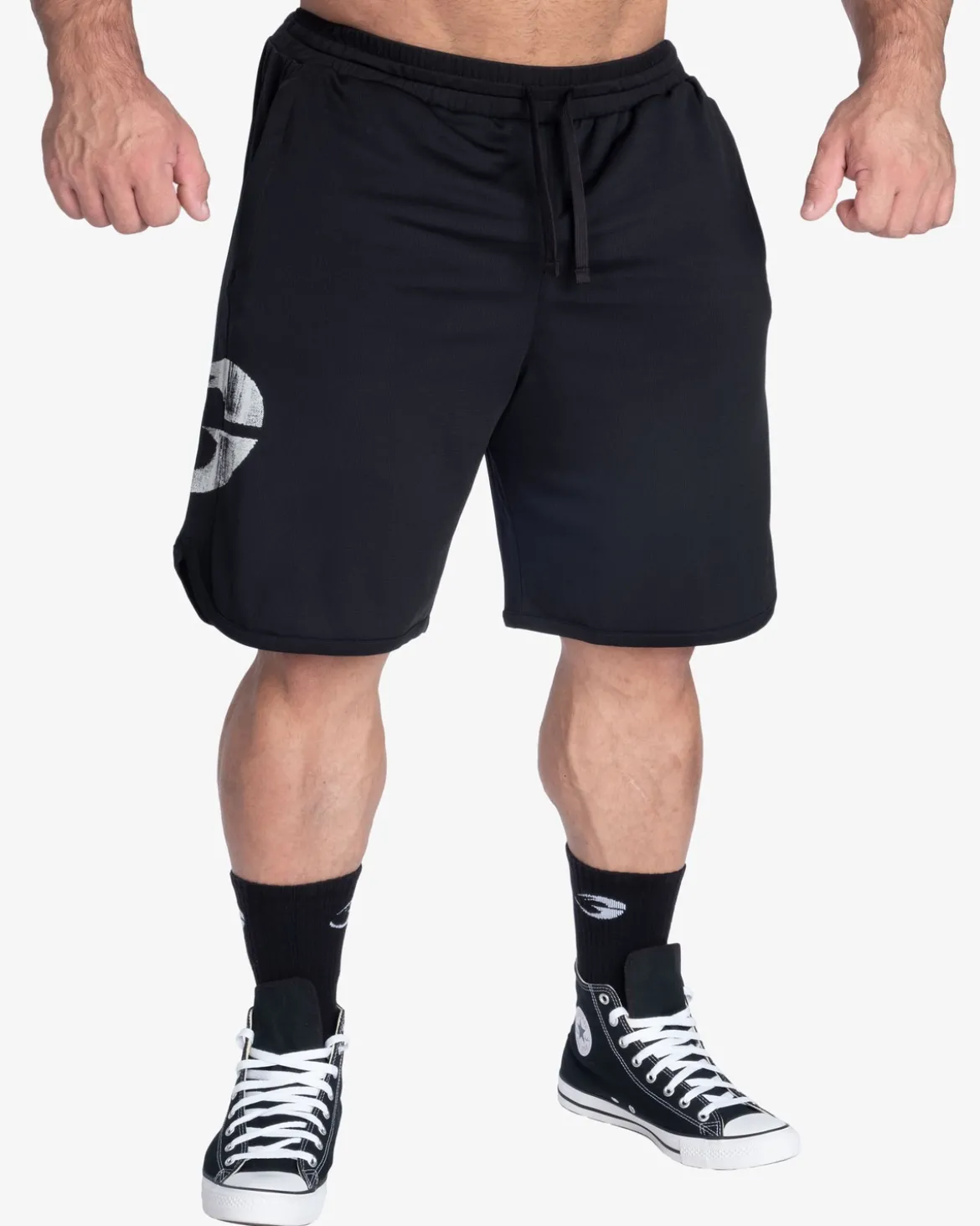 Inc Mesh Shorts, Black/White