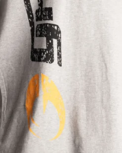 Iron Tee, Greymelange/Black