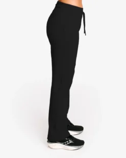 Jersey Pants Wmn Varsity, Black