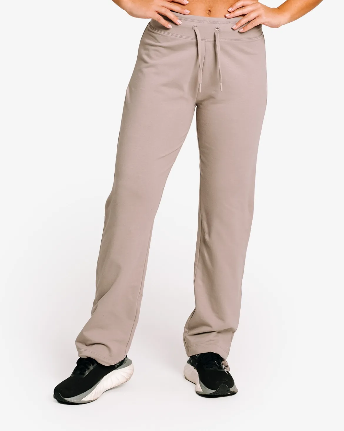 Jersey Pants Wmn Varsity, Taupe