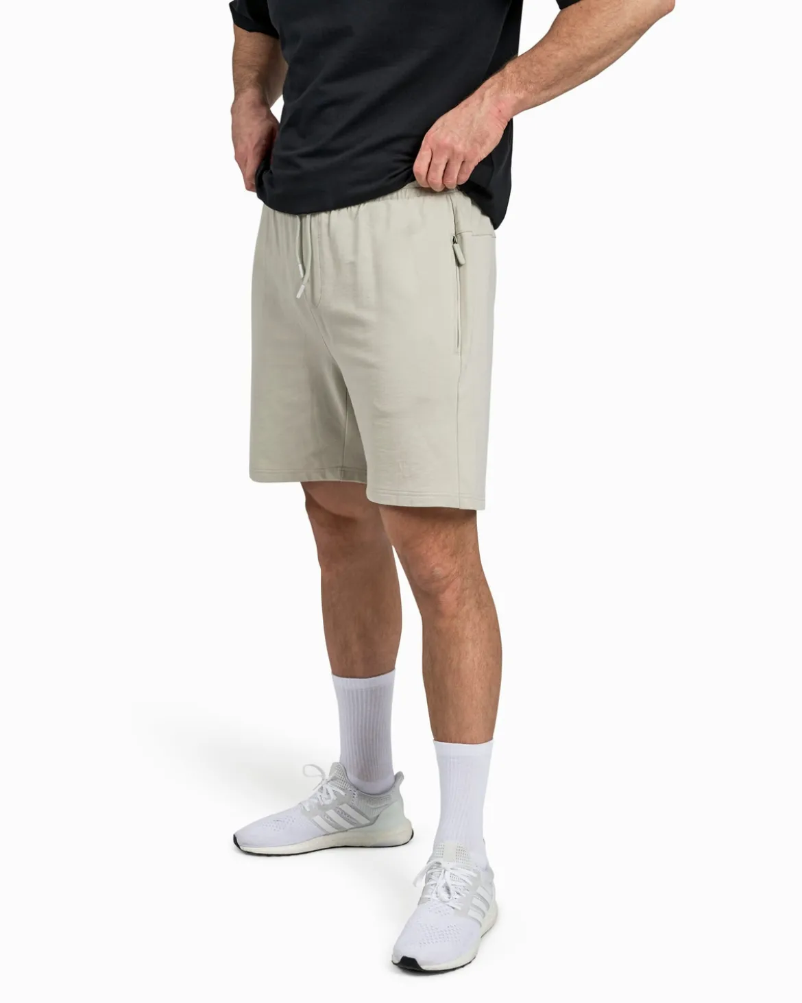 Joggers Shorts, Warm Grey