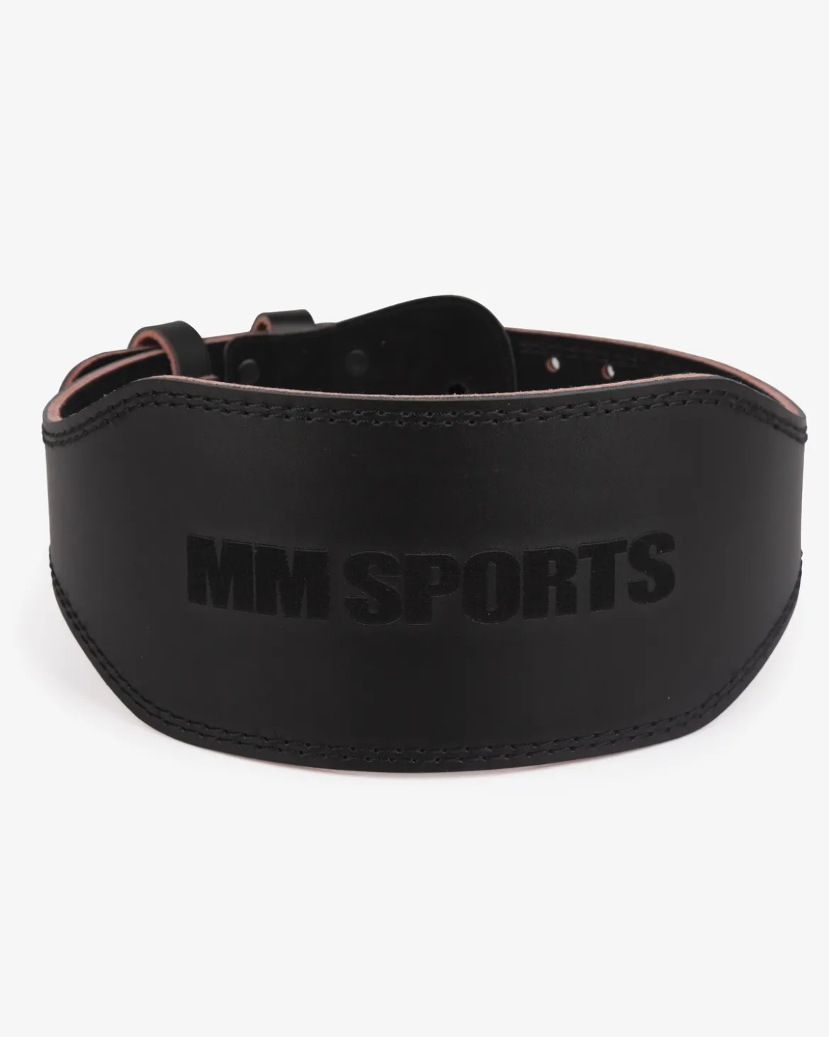 Leather Belt, Black/Black