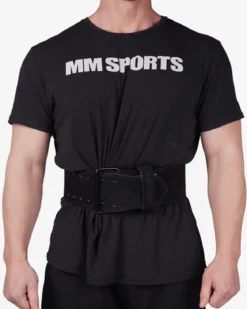 Leather Belt Suede, Black/Black