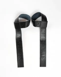 Lifting Straps Leather, Black