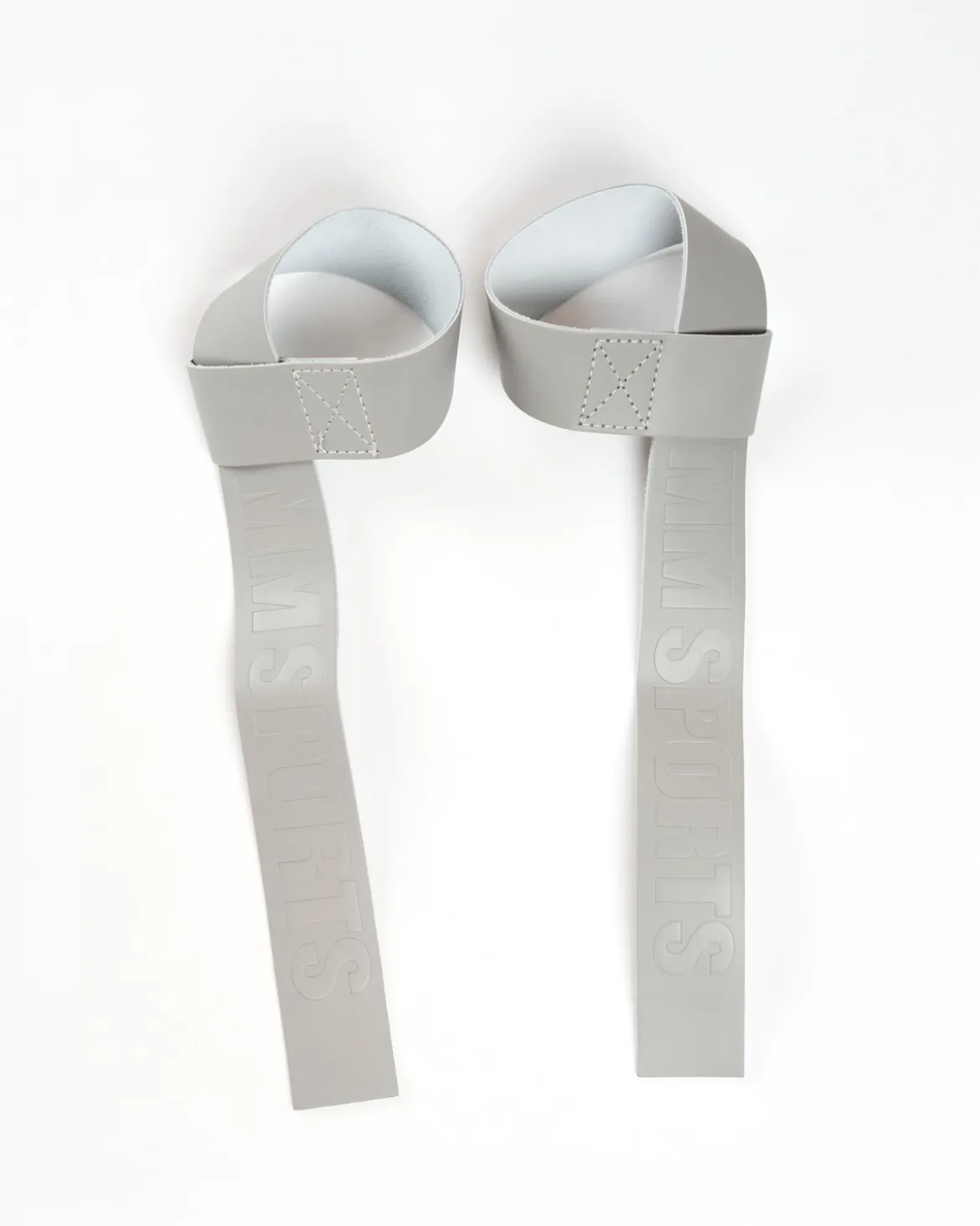 Lifting Straps Leather, Smoked Grey