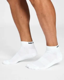Low-Cut Socks 3-Pack, White