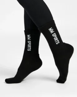 Mid-Cut Socks 3-Pack, Black