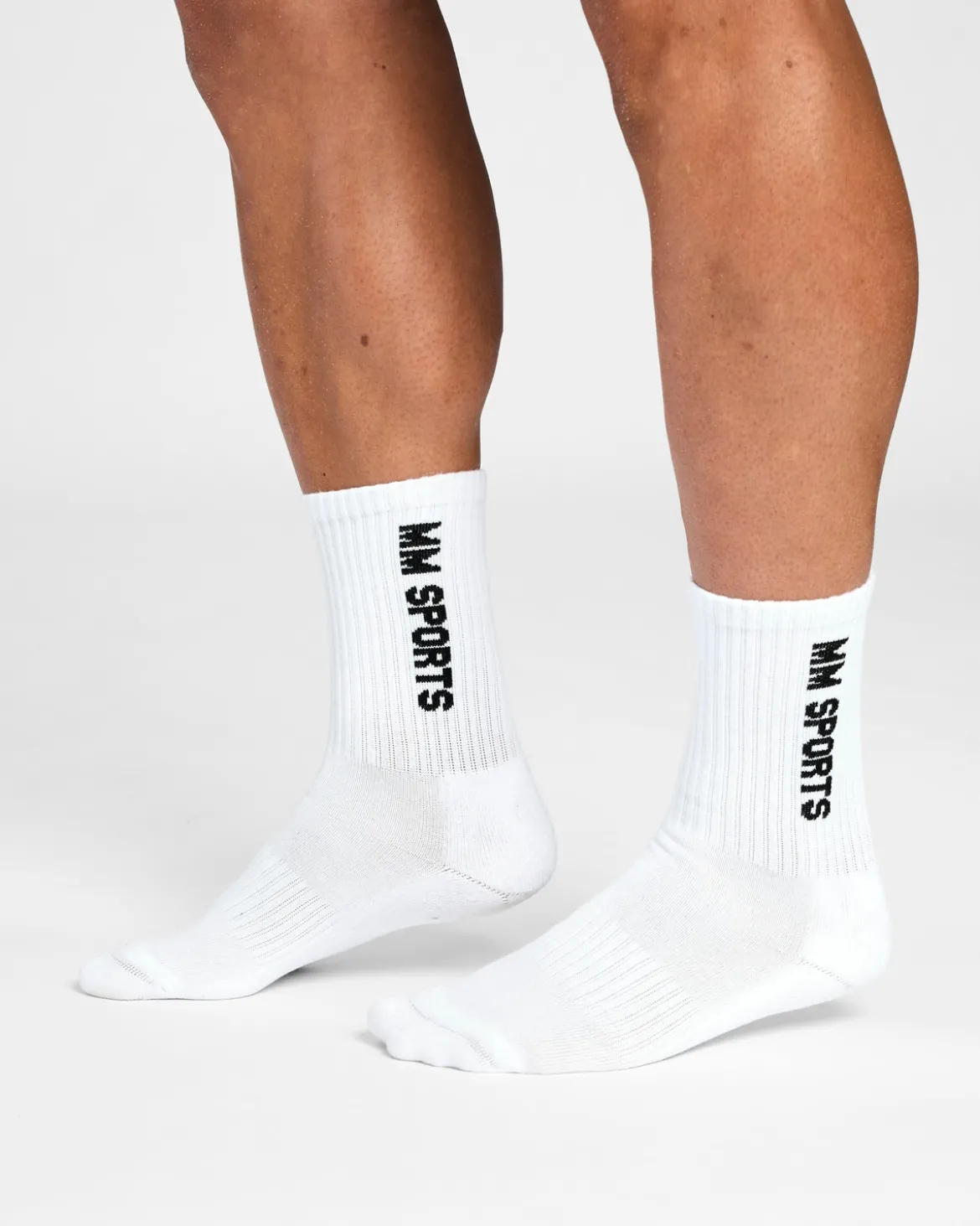 Mid-Cut Socks 3-Pack, White
