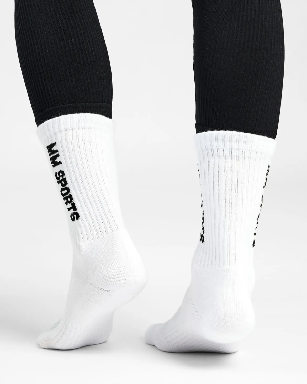 Mid-Cut Socks 3-Pack, White