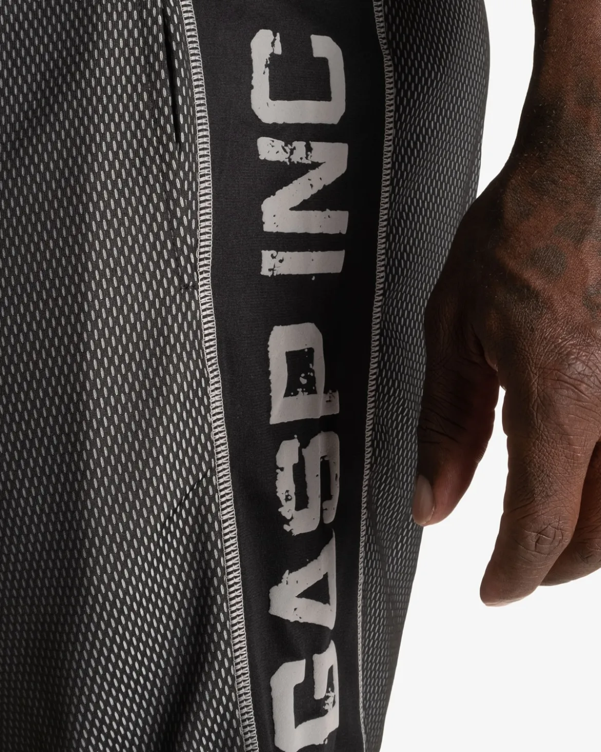 No1 Mesh Shorts, Black