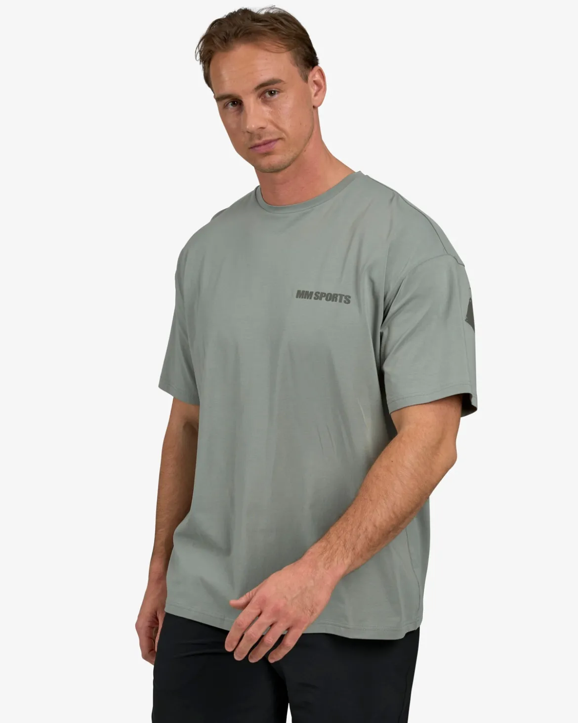 Oversized Hardcore T-shirt, Soft Green