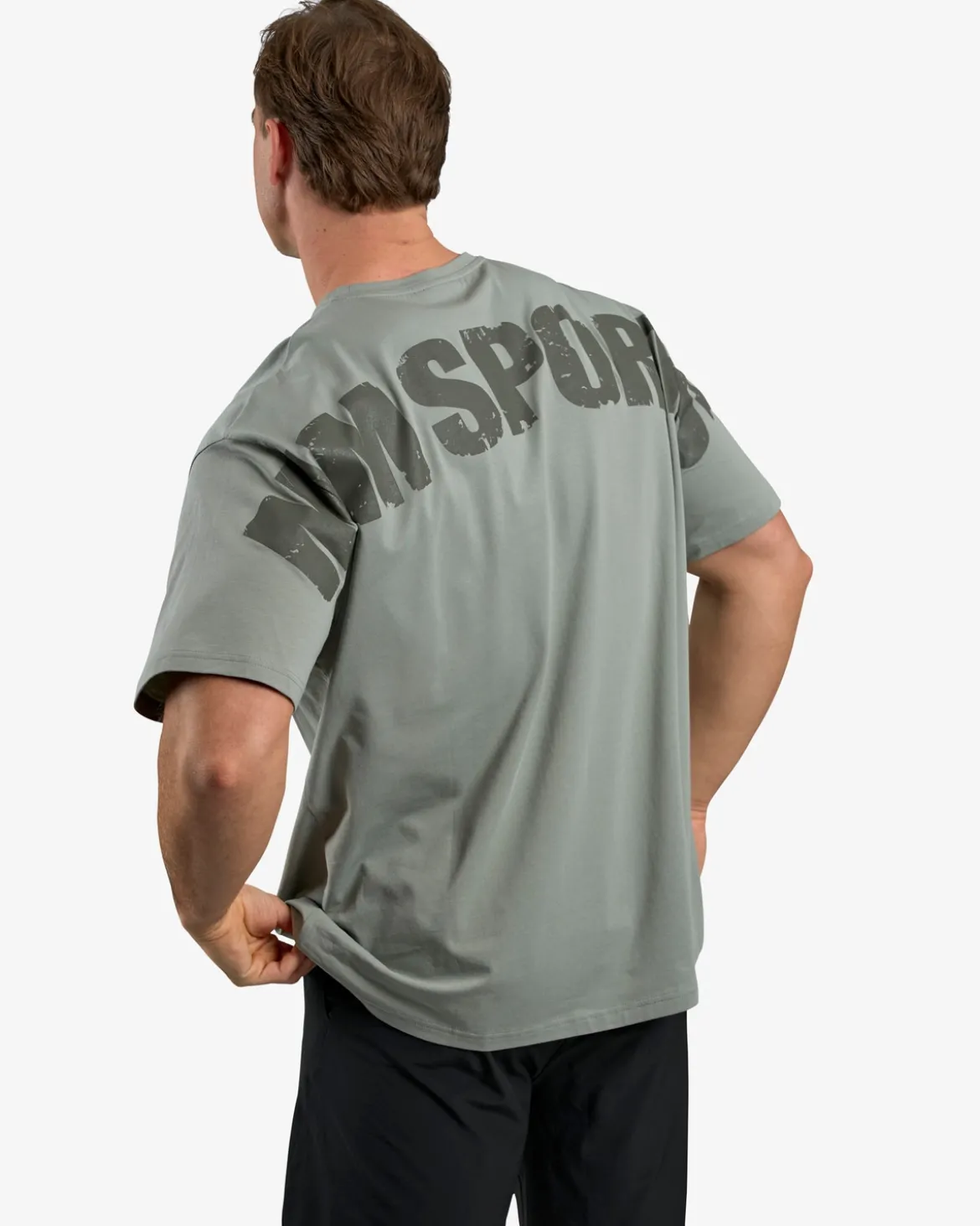 Oversized Hardcore T-shirt, Soft Green