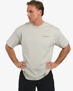 Oversized Hardcore T-shirt, Warm Grey