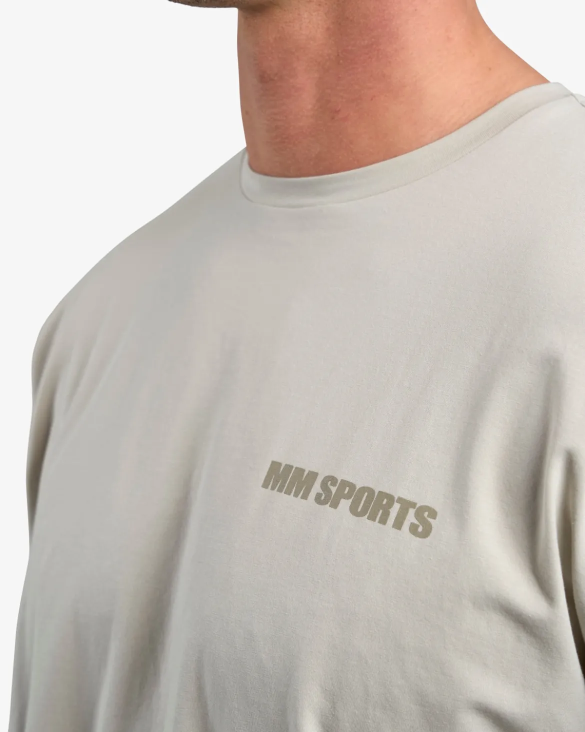 Oversized Hardcore T-shirt, Warm Grey