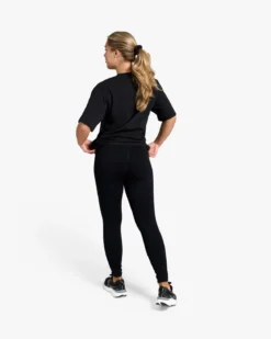 Oversize T-shirt Wmn Varsity, Black