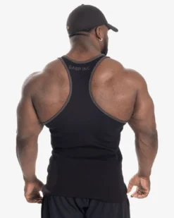 Ribbed T-Back, Black
