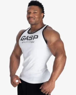 Ribbed T-Back, White