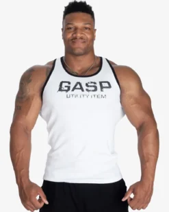 Ribbed T-Back, White