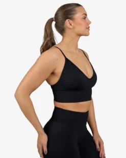 Seamless Bra V-shape, Black