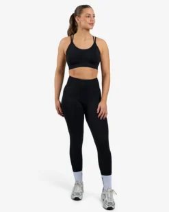 Seamless Sports Bra, Black