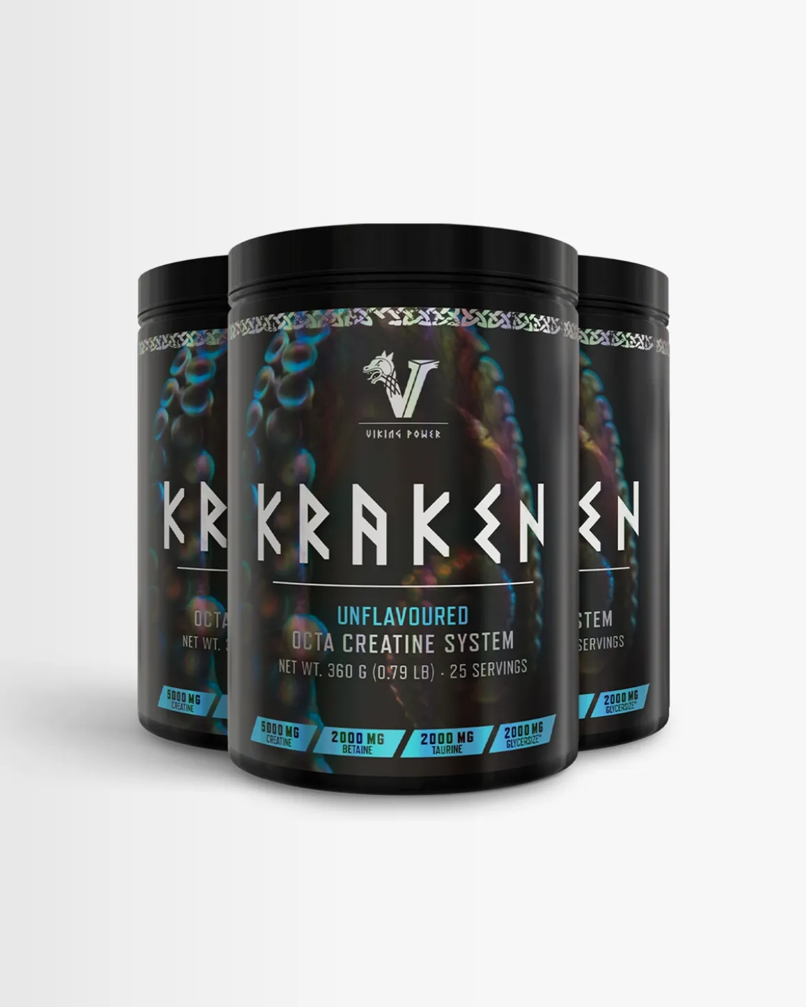 3 st Kraken - Avancerat kreatintillskott