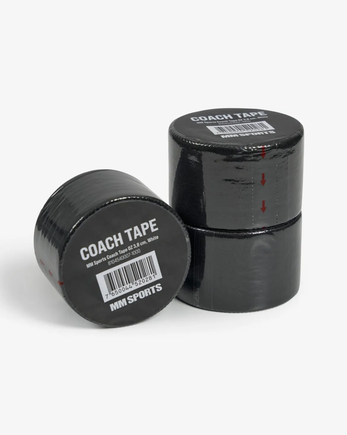 3 st Sports Tape / Coach Tape, Svart