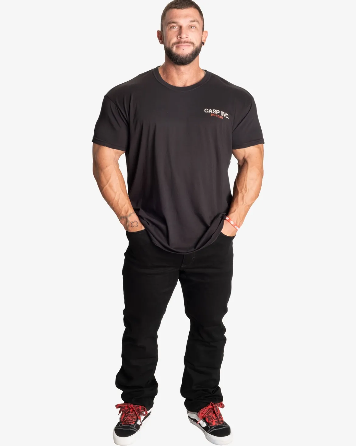 Utility Street Tee, Washed Black